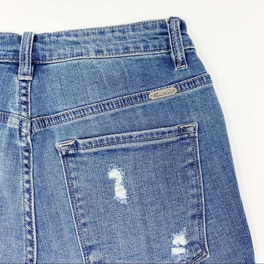 Casual Friday Distressed Denim Shorts S Blue Jean - Picture 4 of 7